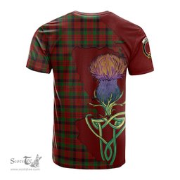 Scottish MacNicol Clan Tartan with Thistle and Scotland Map Tartan Plaid T Shirt Scottish Plaid Tartan Plaid - ScotsTee - scotstee.com