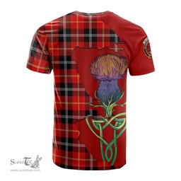 Scottish Majoribanks Clan Tartan with Thistle and Scotland Map Tartan Plaid T Shirt Scottish Plaid Tartan Plaid - ScotsTee - scotstee.com