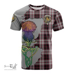 Scottish MacPherson Clan Tartan with Thistle and Scotland Map Tartan Plaid T Shirt Scottish Plaid Tartan Plaid - ScotsTee - scotstee.com