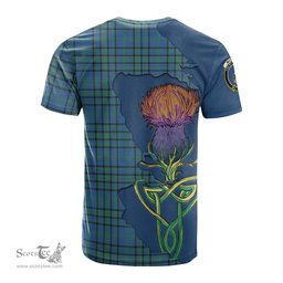 Scottish Matheson Hunting Ancient Clan Tartan with Thistle and Scotland Map Tartan Plaid T Shirt Scottish Plaid Tartan Plaid - ScotsTee - scotstee.com