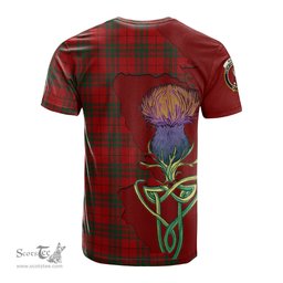 Scottish MacNab Clan Tartan with Thistle and Scotland Map Tartan Plaid T Shirt Scottish Plaid Tartan Plaid - ScotsTee - scotstee.com