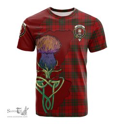 Scottish MacNab Clan Tartan with Thistle and Scotland Map Tartan Plaid T Shirt Scottish Plaid Tartan Plaid - ScotsTee - scotstee.com