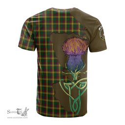 Scottish MacMillan Ancient Clan Tartan with Thistle and Scotland Map Tartan Plaid T Shirt Scottish Plaid Tartan Plaid - ScotsTee - scotstee.com