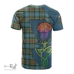 Scottish Paisley Clan Tartan with Thistle and Scotland Map Tartan Plaid T Shirt Scottish Plaid Tartan Plaid - ScotsTee - scotstee.com