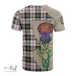 Scottish MacPherson Dress Ancient Clan Tartan with Thistle and Scotland Map Tartan Plaid T Shirt Scottish Plaid Tartan Plaid - ScotsTee - scotstee.com