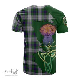 Scottish Murray of Atholl Dress Clan Tartan with Thistle and Scotland Map Tartan Plaid T Shirt Scottish Plaid Tartan Plaid - ScotsTee - scotstee.com