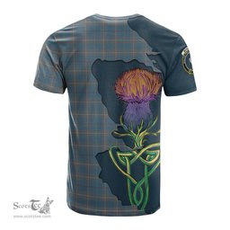 Scottish McKerrell of Hillhouse Dress Clan Tartan with Thistle and Scotland Map Tartan Plaid T Shirt Scottish Plaid Tartan Plaid - ScotsTee - scotstee.com