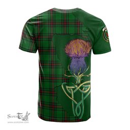 Scottish Primrose Clan Tartan with Thistle and Scotland Map Tartan Plaid T Shirt Scottish Plaid Tartan Plaid - ScotsTee - scotstee.com