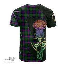 Scottish Morrison Modern Clan Tartan with Thistle and Scotland Map Tartan Plaid T Shirt Scottish Plaid Tartan Plaid - ScotsTee - scotstee.com