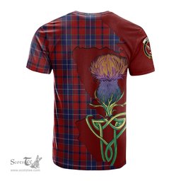 Scottish Wishart Dress Clan Tartan with Thistle and Scotland Map Tartan Plaid T Shirt Scottish Plaid Tartan Plaid - ScotsTee - scotstee.com