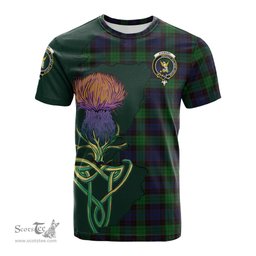 Scottish Stewart Old Clan Tartan with Thistle and Scotland Map Tartan Plaid T Shirt Scottish Plaid Tartan Plaid - ScotsTee - scotstee.com