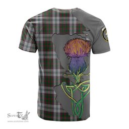 Scottish Stewart of Appin Dress Clan Tartan with Thistle and Scotland Map Tartan Plaid T Shirt Scottish Plaid Tartan Plaid - ScotsTee - scotstee.com