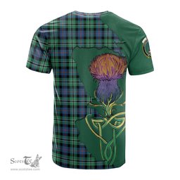 Scottish Rose Hunting Ancient Clan Tartan with Thistle and Scotland Map Tartan Plaid T Shirt Scottish Plaid Tartan Plaid - ScotsTee - scotstee.com