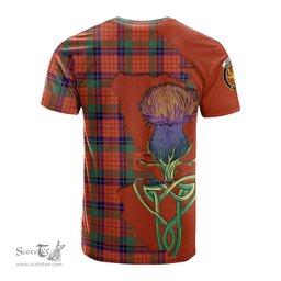 Scottish Nicolson Ancient Clan Tartan with Thistle and Scotland Map Tartan Plaid T Shirt Scottish Plaid Tartan Plaid - ScotsTee - scotstee.com