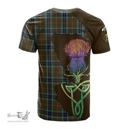Scottish MacTavish Hunting Clan Tartan with Thistle and Scotland Map Tartan Plaid T Shirt Scottish Plaid Tartan Plaid - ScotsTee - scotstee.com