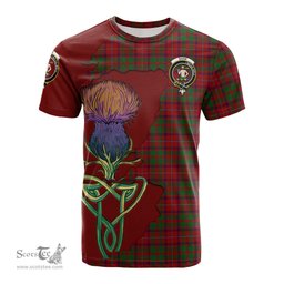 Scottish Shaw of Tordarroch Red Dress Clan Tartan with Thistle and Scotland Map Tartan Plaid T Shirt Scottish Plaid Tartan Plaid - ScotsTee - scotstee.com