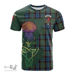 Scottish MacNicol Hunting Clan Tartan with Thistle and Scotland Map Tartan Plaid T Shirt Scottish Plaid Tartan Plaid - ScotsTee - scotstee.com