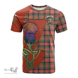 Scottish Stewart Royal Ancient Clan Tartan with Thistle and Scotland Map Tartan Plaid T Shirt Scottish Plaid Tartan Plaid - ScotsTee - scotstee.com