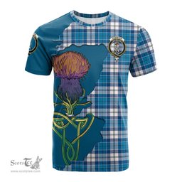 Scottish Roberton Clan Tartan with Thistle and Scotland Map Tartan Plaid T Shirt Scottish Plaid Tartan Plaid - ScotsTee - scotstee.com