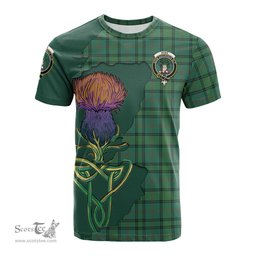 Scottish Ross Hunting Ancient Clan Tartan with Thistle and Scotland Map Tartan Plaid T Shirt Scottish Plaid Tartan Plaid - ScotsTee - scotstee.com