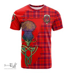 Scottish Rose Modern Clan Tartan with Thistle and Scotland Map Tartan Plaid T Shirt Scottish Plaid Tartan Plaid - ScotsTee - scotstee.com