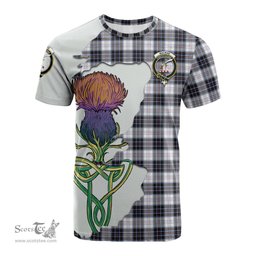 Scottish MacRae Dress Modern Clan Tartan with Thistle and Scotland Map Tartan Plaid T Shirt Scottish Plaid Tartan Plaid - ScotsTee - scotstee.com