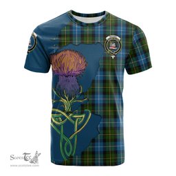 Scottish MacNeil of Barra Clan Tartan with Thistle and Scotland Map Tartan Plaid T Shirt Scottish Plaid Tartan Plaid - ScotsTee - scotstee.com