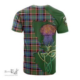 Scottish Norvel Clan Tartan with Thistle and Scotland Map Tartan Plaid T Shirt Scottish Plaid Tartan Plaid - ScotsTee - scotstee.com