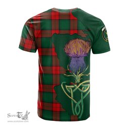 Scottish Stewart Atholl Modern Clan Tartan with Thistle and Scotland Map Tartan Plaid T Shirt Scottish Plaid Tartan Plaid - ScotsTee - scotstee.com