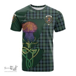 Scottish Melville Clan Tartan with Thistle and Scotland Map Tartan Plaid T Shirt Scottish Plaid Tartan Plaid - ScotsTee - scotstee.com