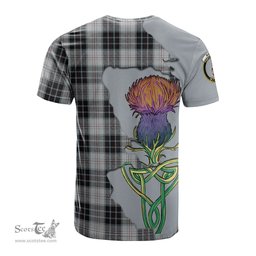 Scottish MacRae Dress Clan Tartan with Thistle and Scotland Map Tartan Plaid T Shirt Scottish Plaid Tartan Plaid - ScotsTee - scotstee.com