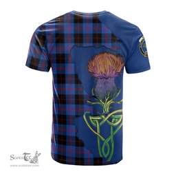Scottish Maule Clan Tartan with Thistle and Scotland Map Tartan Plaid T Shirt Scottish Plaid Tartan Plaid - ScotsTee - scotstee.com