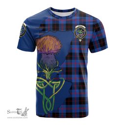 Scottish Maule Clan Tartan with Thistle and Scotland Map Tartan Plaid T Shirt Scottish Plaid Tartan Plaid - ScotsTee - scotstee.com