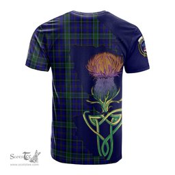 Scottish Weir Clan Tartan with Thistle and Scotland Map Tartan Plaid T Shirt Scottish Plaid Tartan Plaid - ScotsTee - scotstee.com