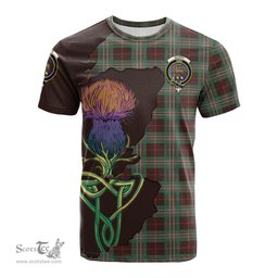Scottish Scott Brown Ancient Clan Tartan with Thistle and Scotland Map Tartan Plaid T Shirt Scottish Plaid Tartan Plaid - ScotsTee - scotstee.com