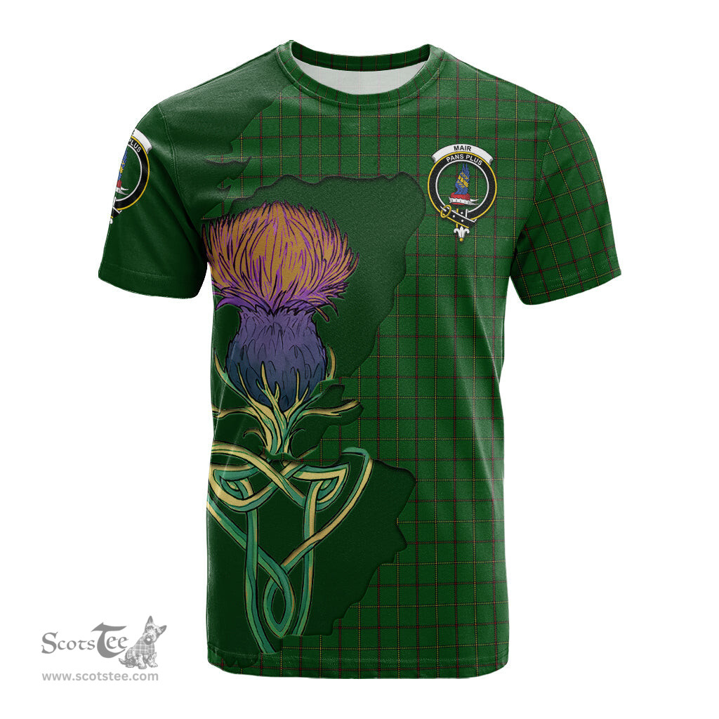 Scottish Mar Tribe Clan Tartan with Thistle and Scotland Map Tartan Plaid T Shirt Scottish Plaid Tartan Plaid - ScotsTee - scotstee.com