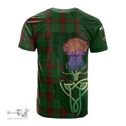 Scottish Maxwell Hunting Clan Tartan with Thistle and Scotland Map Tartan Plaid T Shirt Scottish Plaid Tartan Plaid - ScotsTee - scotstee.com
