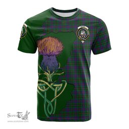 Scottish Wood Clan Tartan with Thistle and Scotland Map Tartan Plaid T Shirt Scottish Plaid Tartan Plaid - ScotsTee - scotstee.com