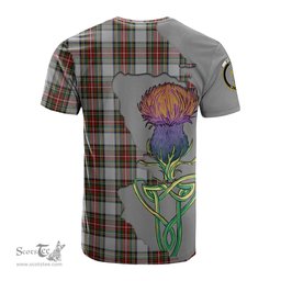 Scottish Stewart Dress Clan Tartan with Thistle and Scotland Map Tartan Plaid T Shirt Scottish Plaid Tartan Plaid - ScotsTee - scotstee.com