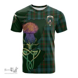Scottish Ross Hunting Clan Tartan with Thistle and Scotland Map Tartan Plaid T Shirt Scottish Plaid Tartan Plaid - ScotsTee - scotstee.com