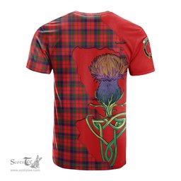 Scottish Robertson Modern Clan Tartan with Thistle and Scotland Map Tartan Plaid T Shirt Scottish Plaid Tartan Plaid - ScotsTee - scotstee.com