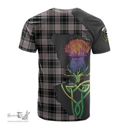 Scottish Moffat Modern Clan Tartan with Thistle and Scotland Map Tartan Plaid T Shirt Scottish Plaid Tartan Plaid - ScotsTee - scotstee.com