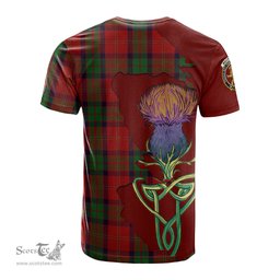 Scottish MacPherson of Cluny Clan Tartan with Thistle and Scotland Map Tartan Plaid T Shirt Scottish Plaid Tartan Plaid - ScotsTee - scotstee.com