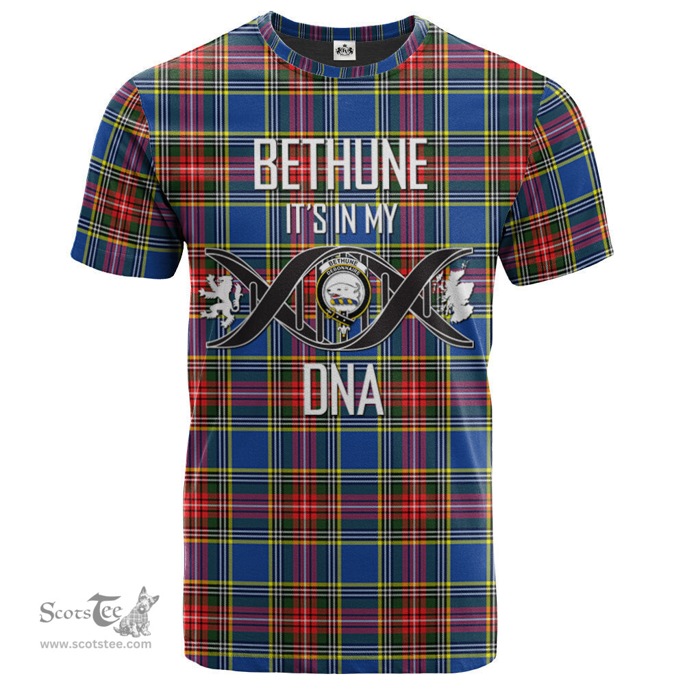 Scottish Bethune Its In My DNA Plaid Family Crest Tartan T Shirt Scottish Plaid Tartan Plaid - ScotsTee - scotstee.com