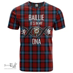 Scottish Baillie of Polkemmet Red Its In My DNA Plaid Family Crest Tartan T Shirt Scottish Plaid Tartan Plaid - ScotsTee - scotstee.com