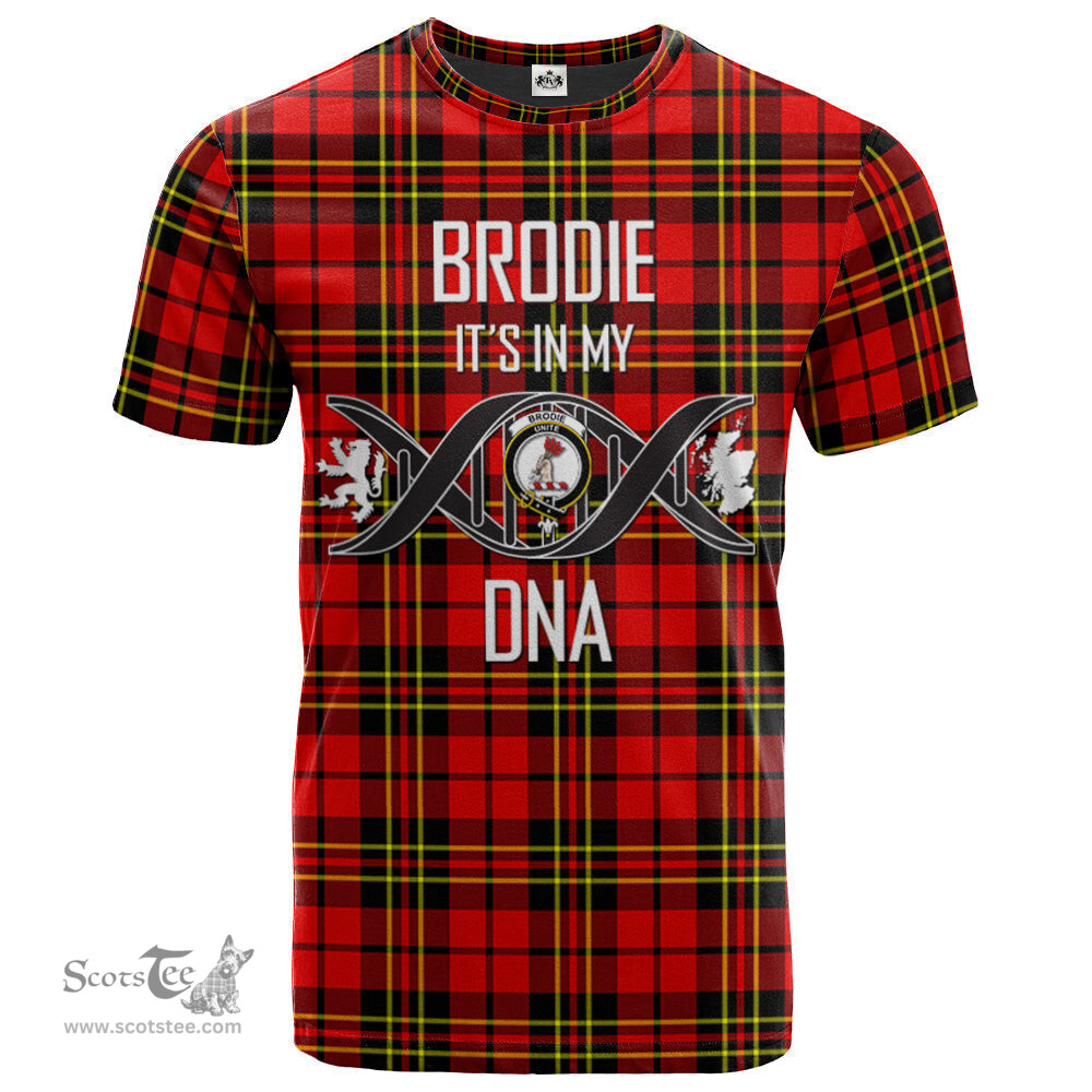 Scottish Brodie Modern Its In My DNA Plaid Family Crest Tartan T Shirt Scottish Plaid Tartan Plaid - ScotsTee - scotstee.com