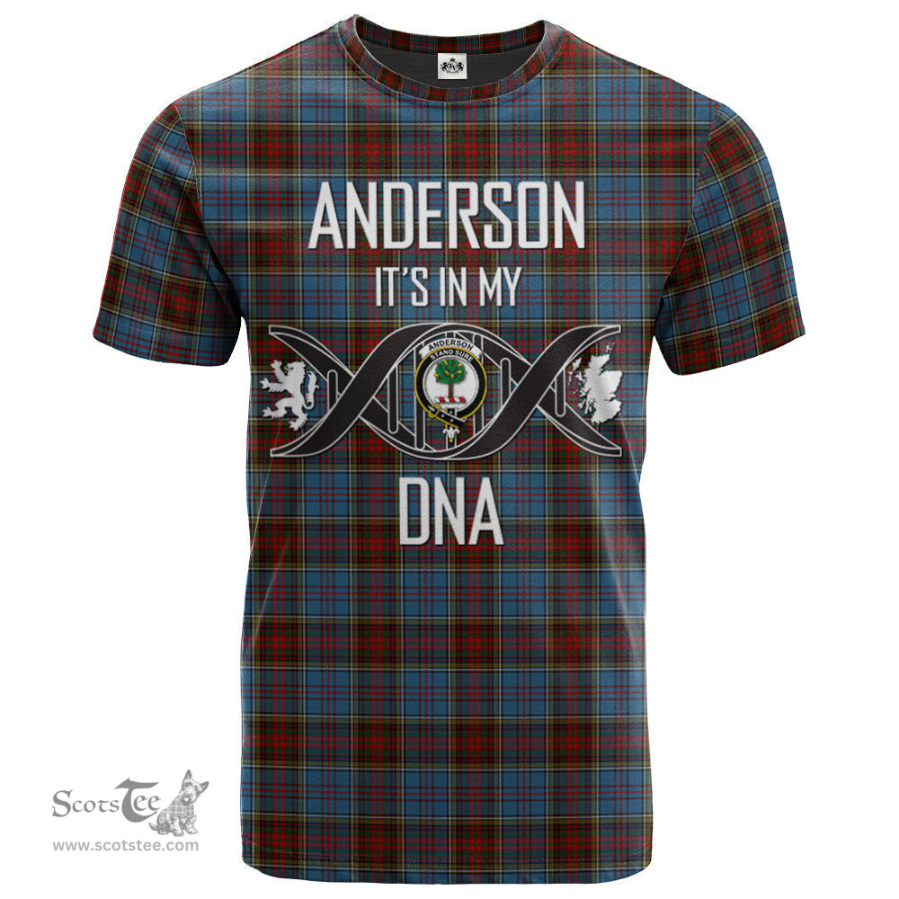 Scottish Anderson MacGregor Hastie 01 Its In My DNA Plaid Family Crest Tartan T Shirt Scottish Plaid Tartan Plaid - ScotsTee - scotstee.com