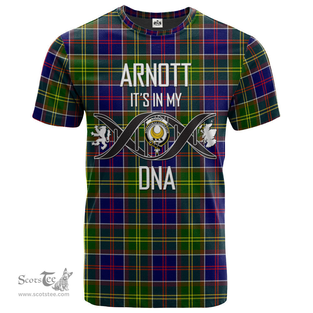 Scottish Arnott Its In My DNA Plaid Family Crest Tartan T Shirt Scottish Plaid Tartan Plaid - ScotsTee - scotstee.com