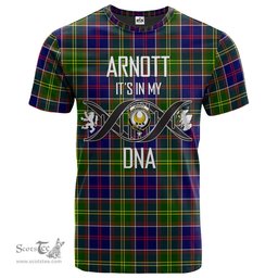 Scottish Arnott Its In My DNA Plaid Family Crest Tartan T Shirt Scottish Plaid Tartan Plaid - ScotsTee - scotstee.com