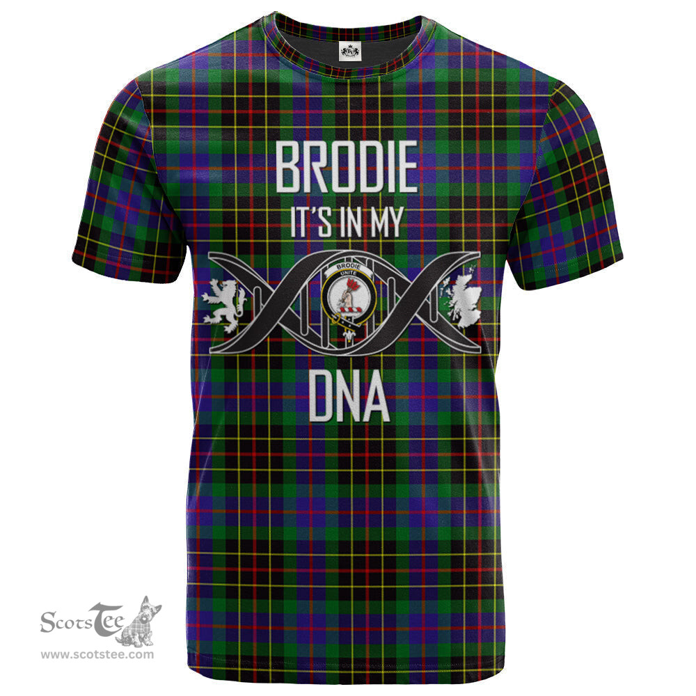 Scottish Brodie Hunting Modern Its In My DNA Plaid Family Crest Tartan T Shirt Scottish Plaid Tartan Plaid - ScotsTee - scotstee.com